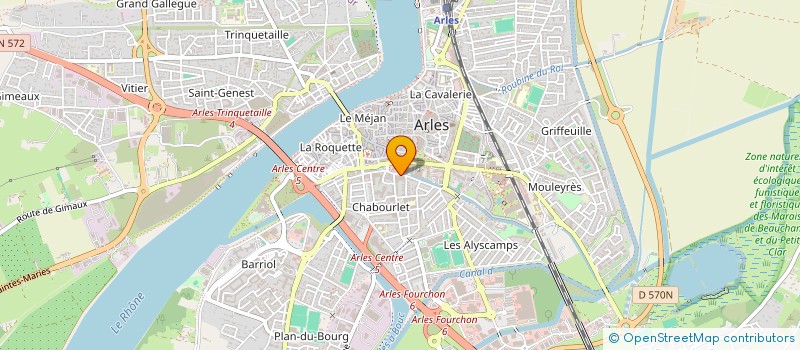 localisation de l'entreprise SCI JCL à ARLES