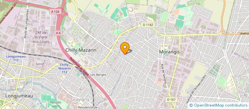 localisation de l'entreprise SCI JCL à MORANGIS