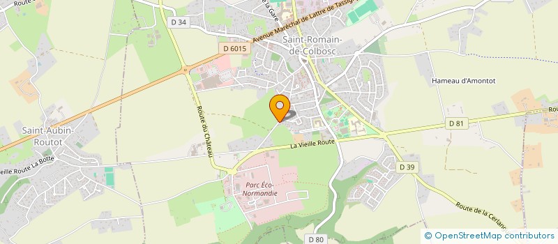 localisation de l'entreprise SCI JCLA  SAINT-AUBIN-ROUTOT