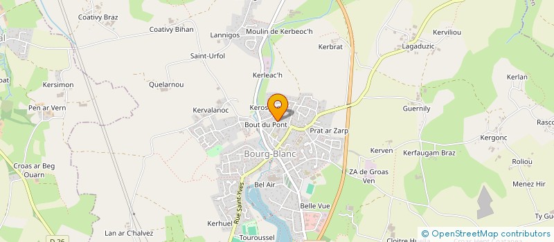 localisation de l'entreprise SCI JCLC  BOURG-BLANC