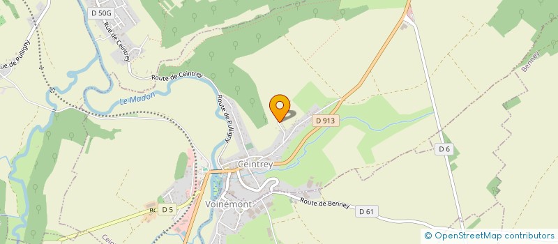 localisation de l'entreprise SCI JCLD IMMO  CEINTREY