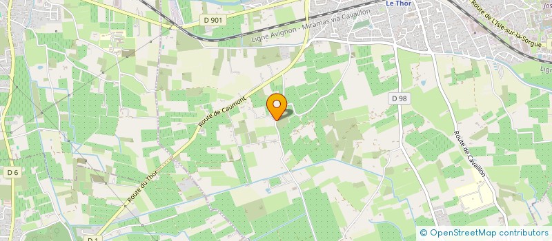 localisation de l'entreprise SCI JCLM MORMOIRON  LE THOR