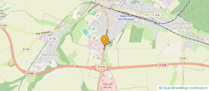 localisation de l'entreprise SCI JCLMTW  SAINT-POL-SUR-TERNOISE