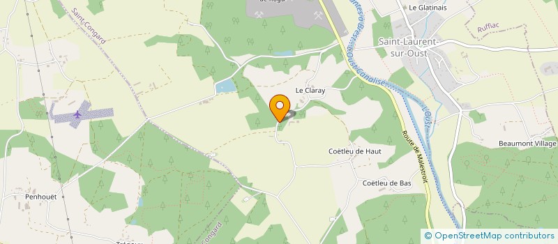 localisation de l'entreprise SCI JCLV  MISSIRIAC