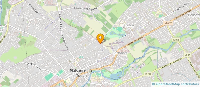 localisation de l'entreprise SCI JCM  PLAISANCE-DU-TOUCH