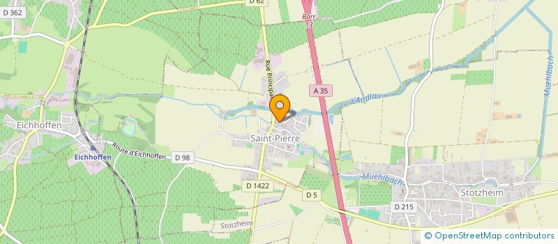 localisation de l'entreprise SCI JCM  EICHHOFFEN