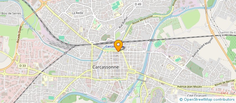 localisation de l'entreprise SCI JCM à CARCASSONNE