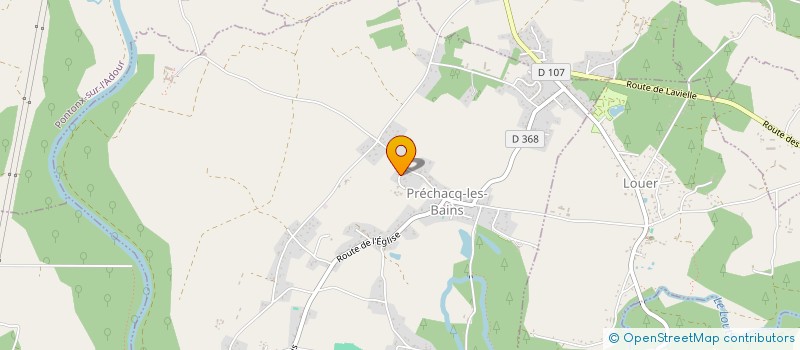 localisation de l'entreprise SCI JCM  PRECHACQ-LES-BAINS