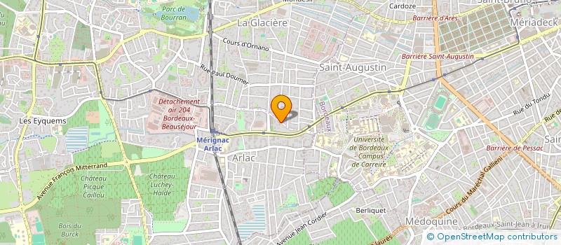 localisation de l'entreprise SCI JCM  MERIGNAC