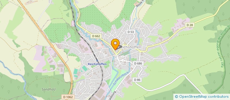 localisation de l'entreprise SCI JCM  REICHSHOFFEN