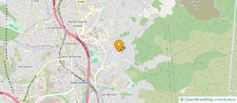 localisation de l'entreprise SCI JCM AIX à MARSEILLE