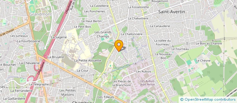 localisation de l'entreprise SCI JCMA  CHAMBRAY-LES-TOURS