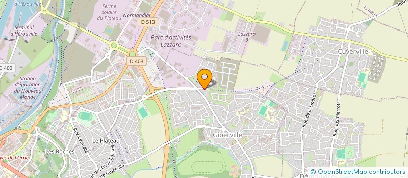 localisation de l'entreprise SCI JCMBA  GIBERVILLE