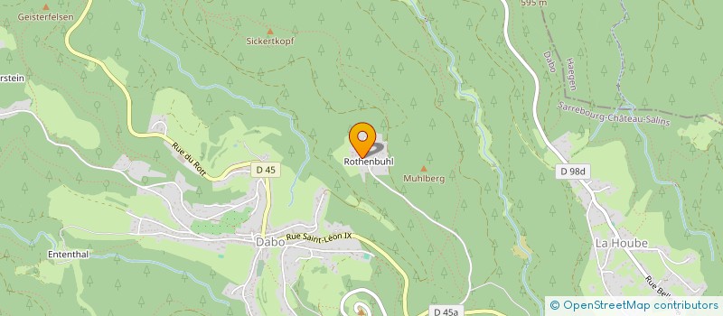 localisation de l'entreprise SCI JCMC  DABO