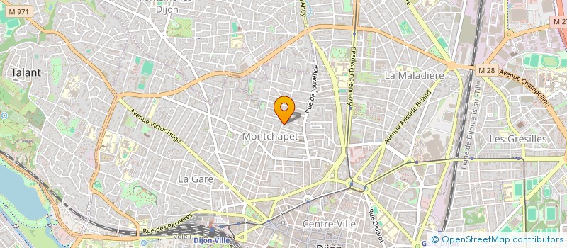 localisation de l'entreprise SCI JCMC PETAMENT à DIJON