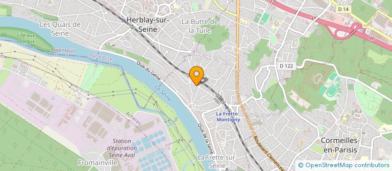 localisation de l'entreprise SCI JCMFI  LA FRETTE-SUR-SEINE