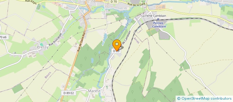 localisation de l'entreprise SCI JCML  MAREST