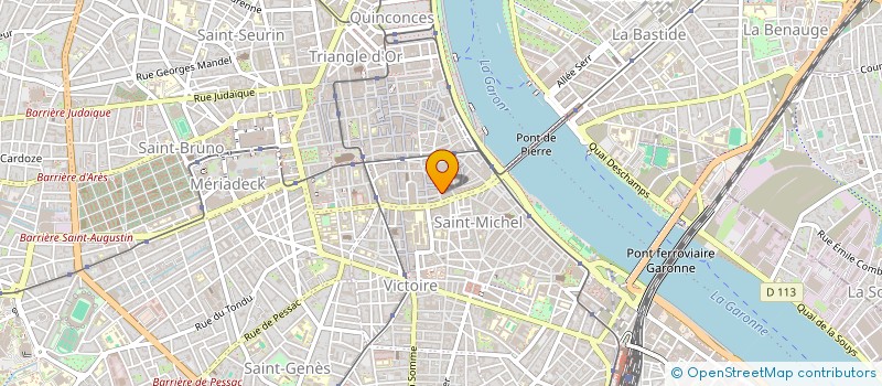 localisation de l'entreprise SCI JCMPP  BORDEAUX