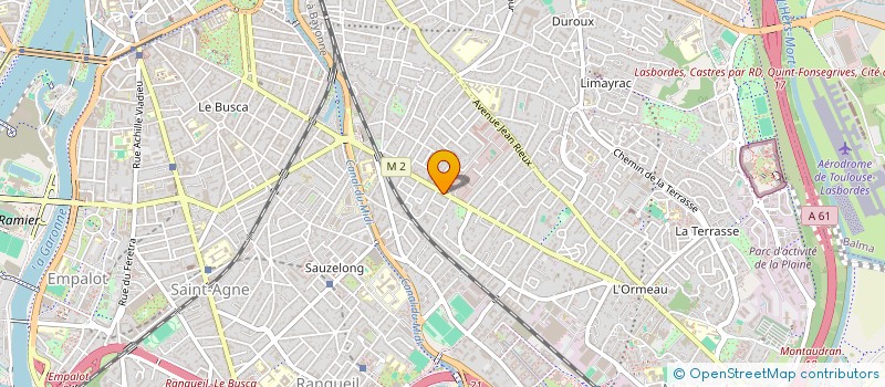 localisation de l'entreprise SCI JCMV à TOULOUSE