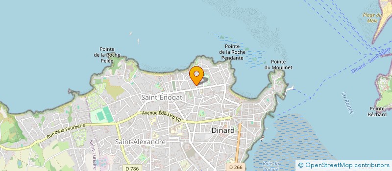 localisation de l'entreprise SCI JCMV  DINARD