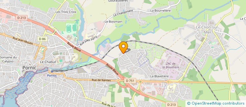 localisation de l'entreprise SCI JCMYL  PORNIC