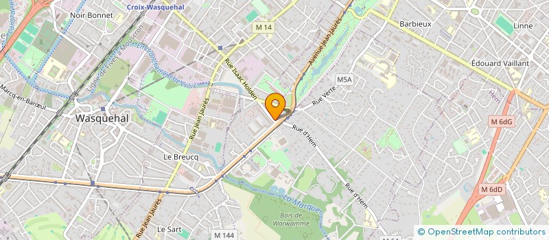 localisation de l'entreprise SCI JCND à CROIX
