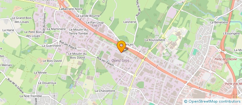 localisation de l'entreprise SCI JCNI  SAINT-HERBLAIN