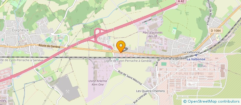 localisation de l'entreprise SCI JCP à BALAN