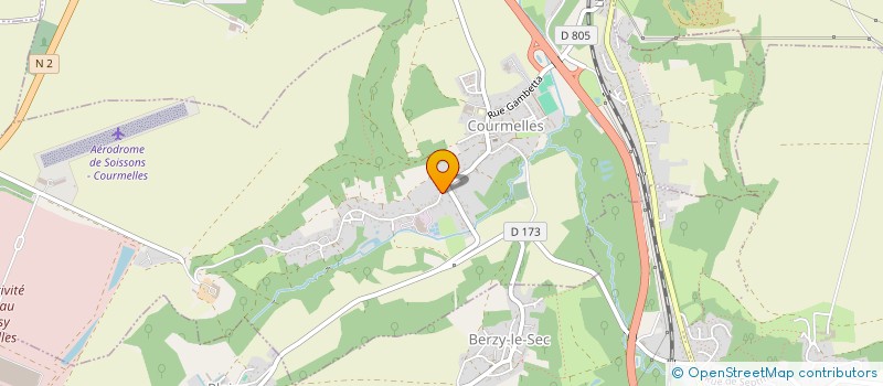 localisation de l'entreprise SCI JCP  COURMELLES