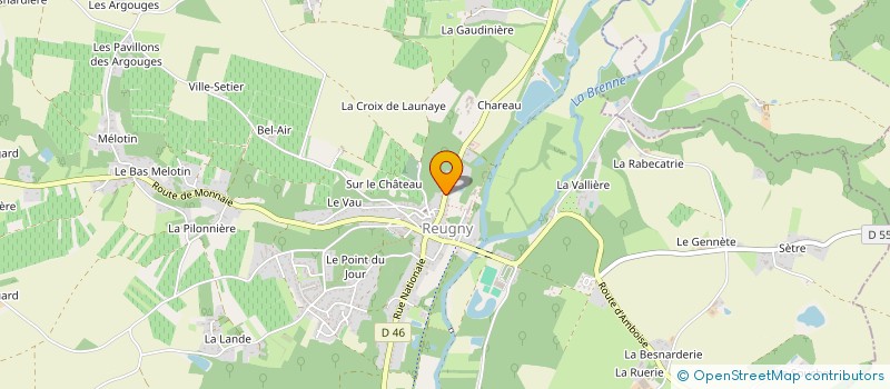 localisation de l'entreprise SCI JCP VOLLAND à REUGNY