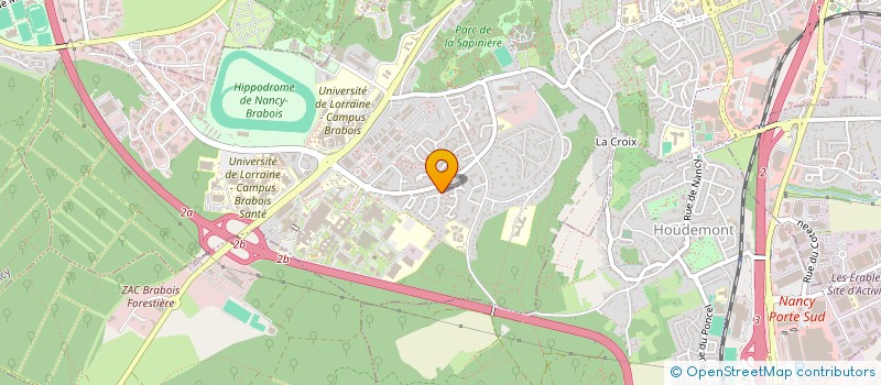 localisation de l'entreprise SCI JCPA IMMO  VANDUVRE-LES-NANCY