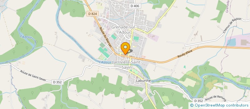 localisation de l'entreprise SCI JCPH  GRENADE-SUR-L'ADOUR