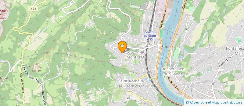 localisation de l'entreprise SCI JCPM  COUZON-AU-MONT-D'OR