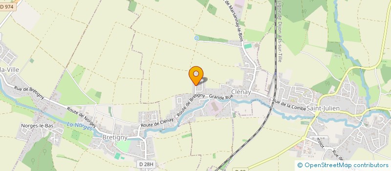 localisation de l'entreprise SCI JCPVB  CLENAY