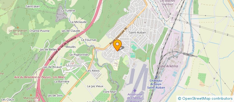 localisation de l'entreprise SCI JCR 11 02  CHATEAU-ARNOUX-SAINT-AUBAN