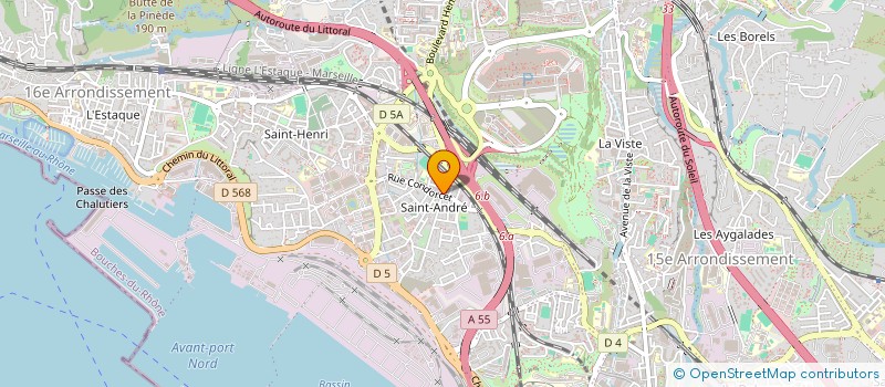 localisation de l'entreprise SCI JCR à MARSEILLE