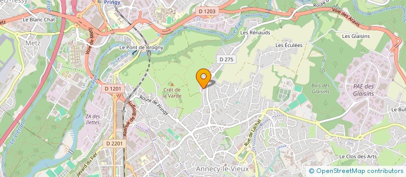 localisation de l'entreprise SCI JCR à ANNECY