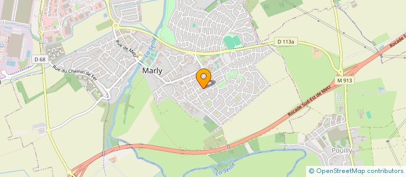 localisation de l'entreprise SCI JCR  MARLY