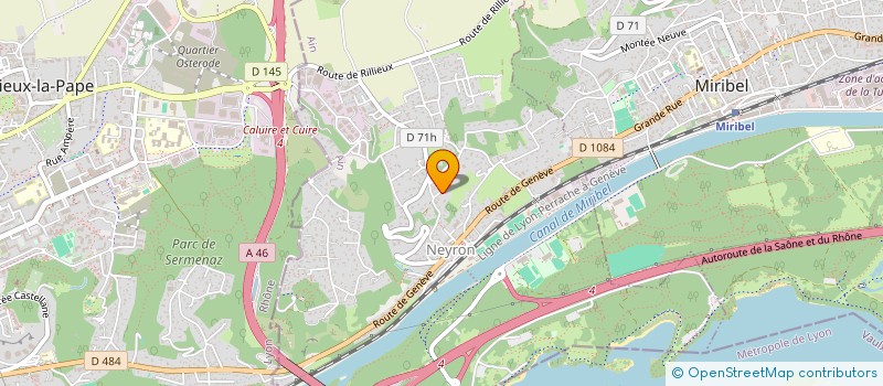 localisation de l'entreprise SCI JCR  NEYRON