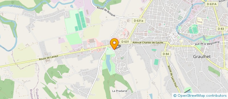 localisation de l'entreprise SCI JCR IMMO  GRAULHET