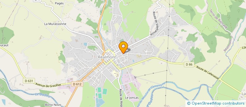 localisation de l'entreprise SCI JCR3F  REALMONT