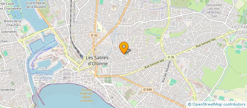 localisation de l'entreprise SCI JCRL à LES SABLES-D'OLONNE