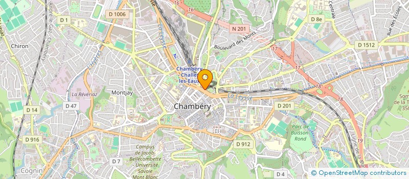 localisation de l'entreprise SCI JCS à CHAMBERY