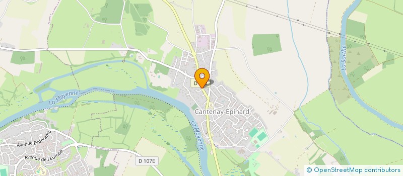 localisation de l'entreprise SCI JCS  CANTENAY-EPINARD
