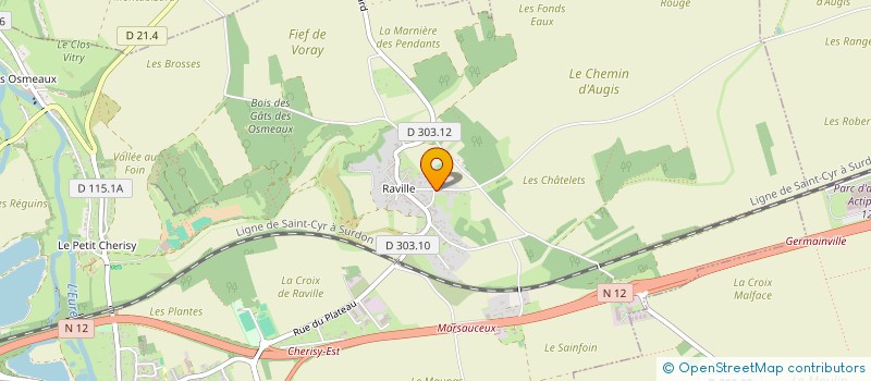 localisation de l'entreprise SCI JCS à CHERISY