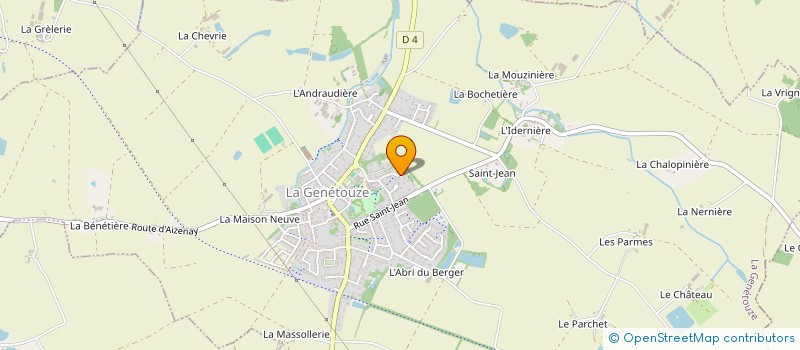 localisation de l'entreprise SCI JCS FINANCE  LA GENETOUZE