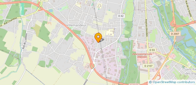 localisation de l'entreprise SCI JCS IMMO à VILLEMANDEUR