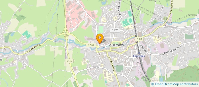 localisation de l'entreprise SCI JCSB  FOURMIES