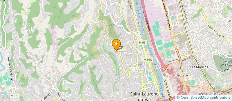 localisation de l'entreprise SCI JCSG à SAINT-LAURENT-DU-VAR