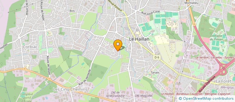 localisation de l'entreprise SCI JCSOB  LE HAILLAN